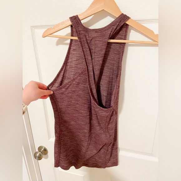 Lululemon &go Everywhere Tank Heathered Bordeaux Drama - Picture 7 of 8